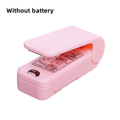 1 бр. Машина за запечатване на мини топлинна торбичка. Торбички за запечатване на пакети. Термична пластмасова торбичка за храна. Преносимо запечатване. Опаковка. Кухненски аксесоар