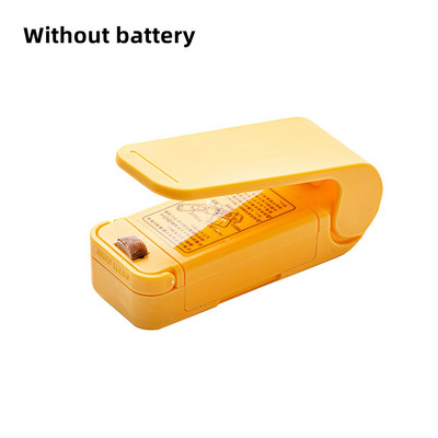 1 бр. Машина за запечатване на мини топлинна торбичка. Торбички за запечатване на пакети. Термична пластмасова торбичка за храна. Преносимо запечатване. Опаковка. Кухненски аксесоар