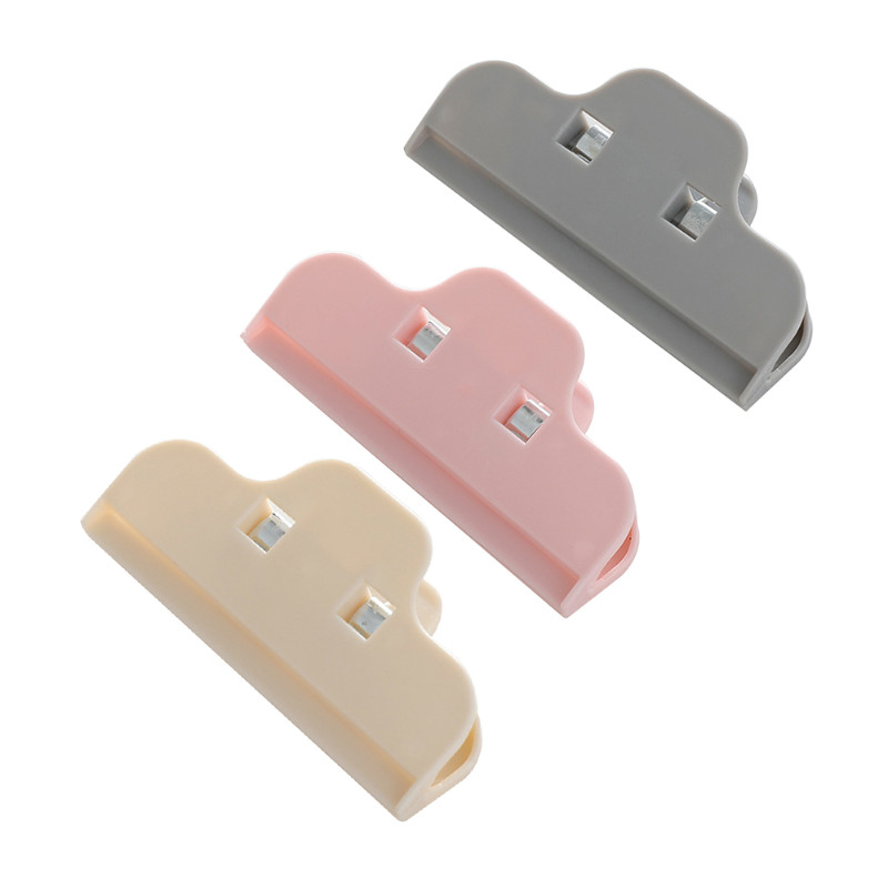 1 vnt. daugkartinio naudojimo virtuvės maisto laikymo maišelio sandariklis namų skalbinių segtukas, biuro spaustukas, kišeninis laikiklis užkandžių segtukas virtuvės laikiklis