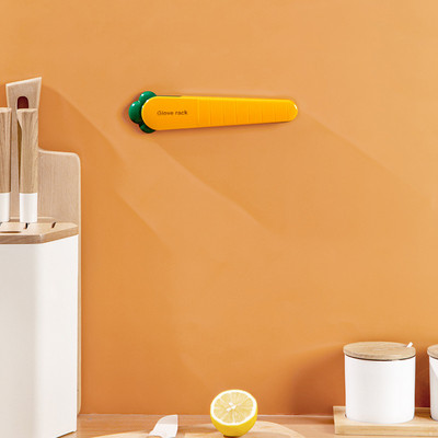 Креативен органайзер за ръкавици Неплъзгащ се шкаф Хладилник Щипка за ръкавици Лесен за носене Органайзер за ръкавици за еднократна употреба Кухненска джаджа