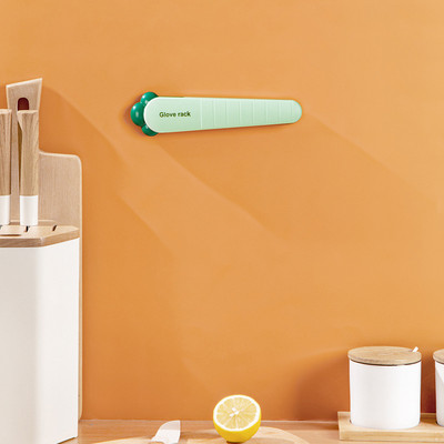 Креативен органайзер за ръкавици Неплъзгащ се шкаф Хладилник Щипка за ръкавици Лесен за носене Органайзер за ръкавици за еднократна употреба Кухненска джаджа