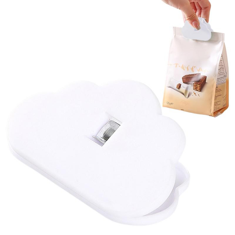 Скоба за запечатване на чанта за закуски Запечатана многофункционална скоба за хващане за закуски за храна Уплътнителна скоба, устойчива на влага за съхранение на чанта за чипс Кухненски аксесоари
