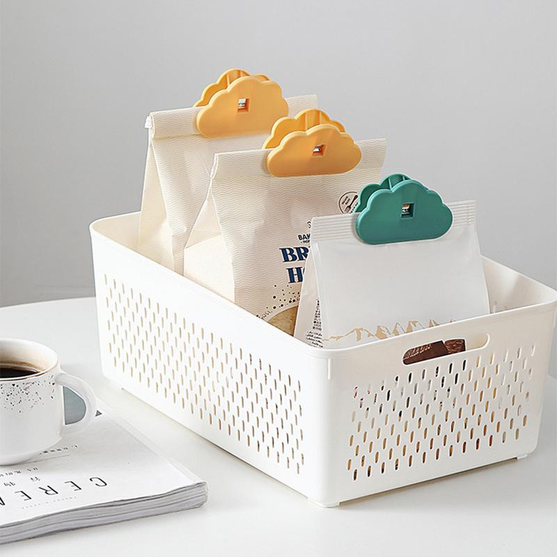 Скоба за запечатване на чанта за закуски Запечатана многофункционална скоба за хващане за закуски за храна Уплътнителна скоба, устойчива на влага за съхранение на чанта за чипс Кухненски аксесоари