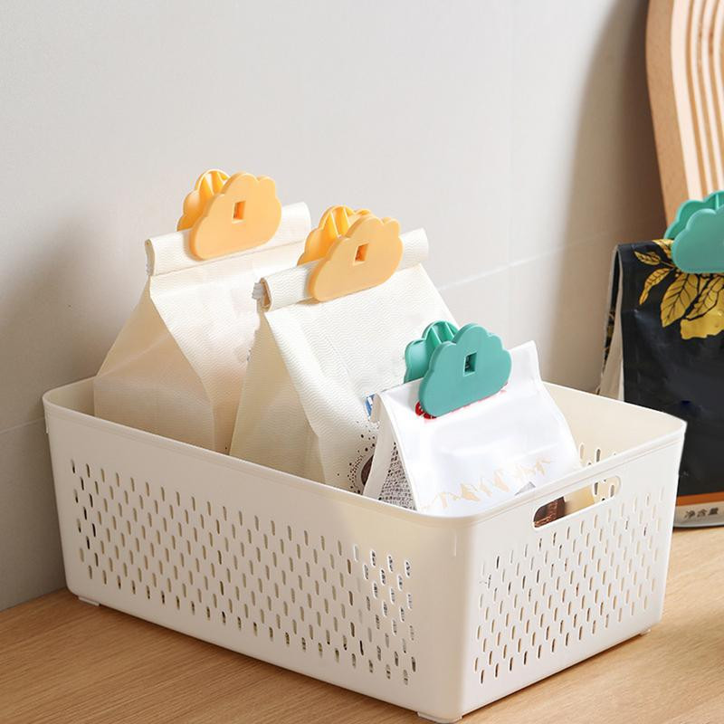 Скоба за запечатване на чанта за закуски Запечатана многофункционална скоба за хващане за закуски за храна Уплътнителна скоба, устойчива на влага за съхранение на чанта за чипс Кухненски аксесоари