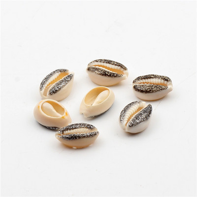 10 бр. Естествени морски раковини Смесен печат на цветя Декорация на раковини за изработка на бижута Направи си сам занаяти Coquillage Плажен декор 10-20 мм