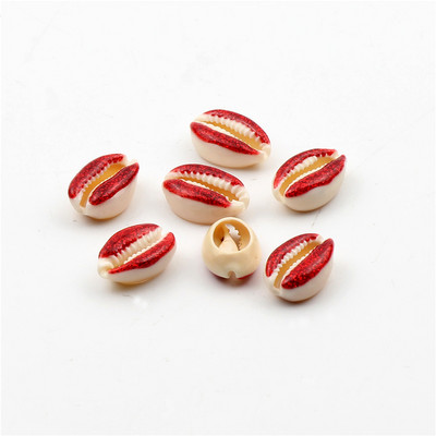 10 бр. Естествени морски раковини Смесен печат на цветя Декорация на раковини за изработка на бижута Направи си сам занаяти Coquillage Плажен декор 10-20 мм