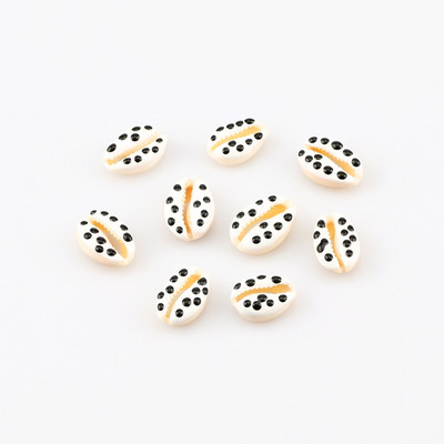 10 бр. Естествени морски раковини Смесен печат на цветя Декорация на раковини за изработка на бижута Направи си сам занаяти Coquillage Плажен декор 10-20 мм