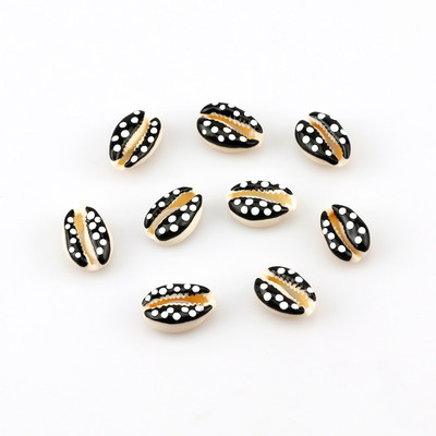 10 бр. Естествени морски раковини Смесен печат на цветя Декорация на раковини за изработка на бижута Направи си сам занаяти Coquillage Плажен декор 10-20 мм