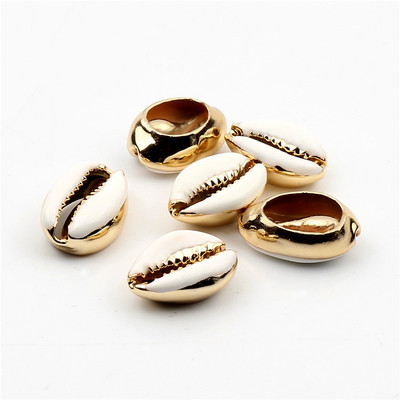 10 бр. Естествени морски раковини Смесен печат на цветя Декорация на раковини за изработка на бижута Направи си сам занаяти Coquillage Плажен декор 10-20 мм