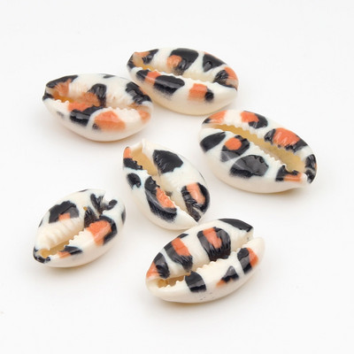 10 бр. Естествени морски раковини Смесен печат на цветя Декорация на раковини за изработка на бижута Направи си сам занаяти Coquillage Плажен декор 10-20 мм