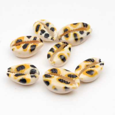 10 бр. Естествени морски раковини Смесен печат на цветя Декорация на раковини за изработка на бижута Направи си сам занаяти Coquillage Плажен декор 10-20 мм