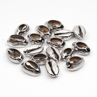 10 бр. Златни вени, изрязани от естествени морски раковини за изработка на бижута Направи си сам, занаяти Декорация на дома Coquillage Shell Beach Decor 10-20 mm