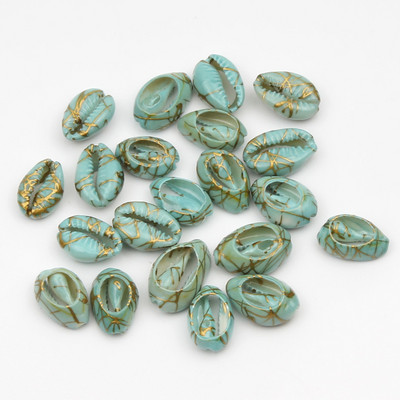 10 бр. Златни вени, изрязани от естествени морски раковини за изработка на бижута Направи си сам, занаяти Декорация на дома Coquillage Shell Beach Decor 10-20 mm