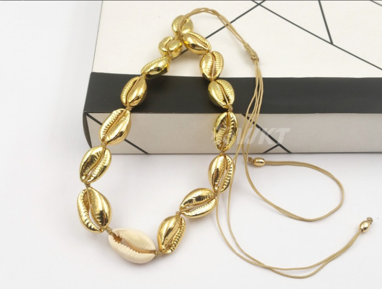 20PC Нова 10-17 мм смесена златисто-сребърна черупка Естествена морска раковина за Направи си сам ръчно изработени морски раковини Декорация на дома