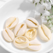 20 бр. 20 мм мъниста от естествени черупки Морски раковини Талисмани от черупки на Каури и за декорация за изработка на бижута Гривна Аксесоари за занаяти