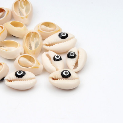 10 бр. Evil Cut Eyes Естествени морски раковини за изработка на бижута Направи си сам занаяти Декорация на дома Coquillage Shell Beach Decor 10-20 mm