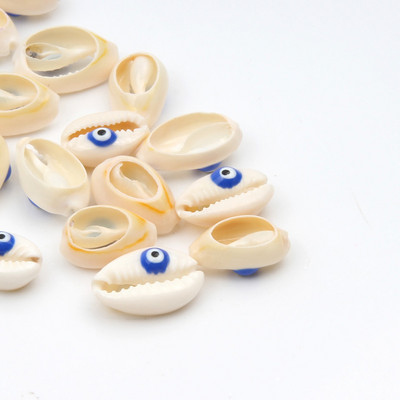 10 бр. Evil Cut Eyes Естествени морски раковини за изработка на бижута Направи си сам занаяти Декорация на дома Coquillage Shell Beach Decor 10-20 mm