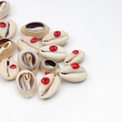 10 бр. Evil Cut Eyes Естествени морски раковини за изработка на бижута Направи си сам занаяти Декорация на дома Coquillage Shell Beach Decor 10-20 mm