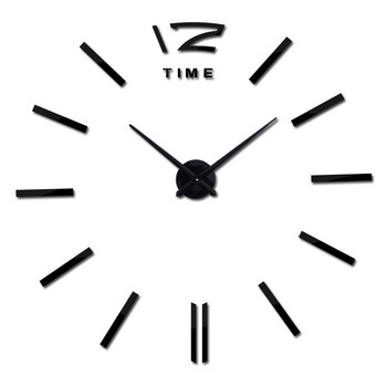 ειδική προσφορά 3d μεγάλος ακρυλικός καθρέφτης ρολόι τοίχου σύντομο diy ρολόι χαλαζία ρολόγια νεκρής φύσης διακόσμηση σπιτιού αυτοκόλλητα σαλονιού