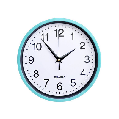 8-инчов кръгъл кварцов стенен часовник, светещ в тъмното, спалня, кухня, почистване, захранвана с батерии, игла, кратък номер, декорация на дома