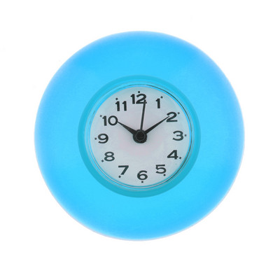 Мини водоустойчив часовник за кухня, баня, вана, душ с вендуза, многоцветен