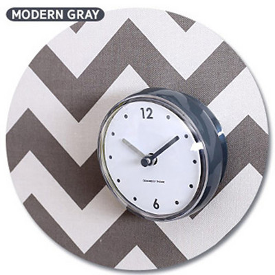 Баня Водоустойчив кухненски часовник Вендуза Безшумен стенен часовник с батерии Стенен часовник Декорация Душ Таймер Декорация Малка тоалетна