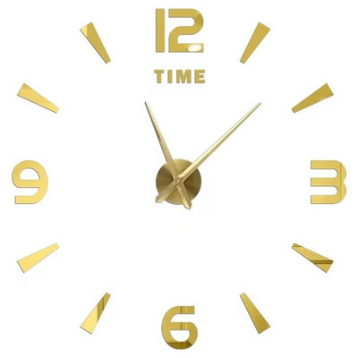 Направи си сам 3D стенен часовник 2023 Нови огледални стикери за стена Творчески свалящ се стикер за арт стикери Домашен декор Всекидневна Кварцови часовници Игла