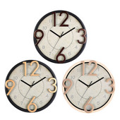 Американски стенен часовник Mute Movement Home Decor Висящ висулка Кварцова батерия Захранван за всекидневна Кухня Офис