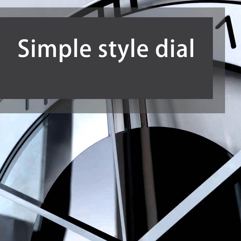 Стенен часовник с кръгла показалка Безшумен висящ часовник Преносими настолни часовници, работещи с батерии, Градина, ресторант, хотелска декорация