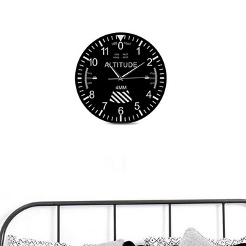 Υψόμετρο Ρολόι τοίχου Παρακολούθηση πιλότου αεροπλάνου Μέτρηση υψομέτρου Μοντέρνο ρολόι τοίχου Κλασικό όργανο διακόσμηση σπιτιού