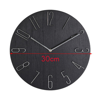 Обикновен стенен часовник 12-инчов домашен стенен часовник за всекидневна Часовник Моден стенен часовник за спалня