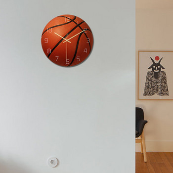 Стенен часовник за без звук Висяща топка за всекидневна Footable Home Design Decor Часовници Bedroom Party Ticking Gift Favor Decorations