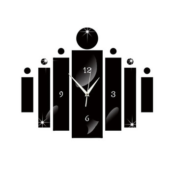 Μοντέρνο ρολόι τοίχου Καθρέφτης Ασημένιο ρολόι τοίχου 3d μεγάλο ρολόι χαλαζία ρολόγια σαλονιού διακόσμηση σπιτιού νεκρή φύση ασημένια αυτοκόλλητα