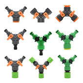 1/2 3/4 резба Двупосочен маркуч за кран Разделител за вода Градински кран Y Сплитер Фитинги за поливане Регулируеми превключватели