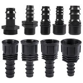 1/2 3/4 женска мъжка резба до 1/2 3/4 1 инч конектор за градински маркуч 16 mm 20 mm 25 mm фитинг за пластмасов маркуч Монтаж на тръба за напояване