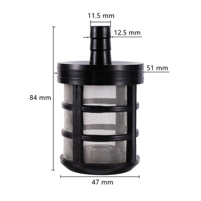 7/8/10/11/12/13 мм мрежест маркуч от неръждаема стомана, филтър, напоителна помпа, филтър, пръскачка, диафрагмена помпа за пръскачка, маслена помпа за миене на автомобили