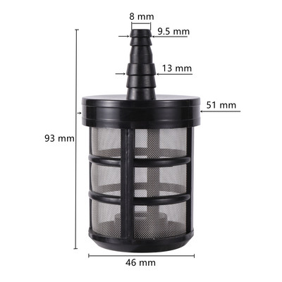 7/8/10/11/12/13 мм мрежест маркуч от неръждаема стомана, филтър, напоителна помпа, филтър, пръскачка, диафрагмена помпа за пръскачка, маслена помпа за миене на автомобили