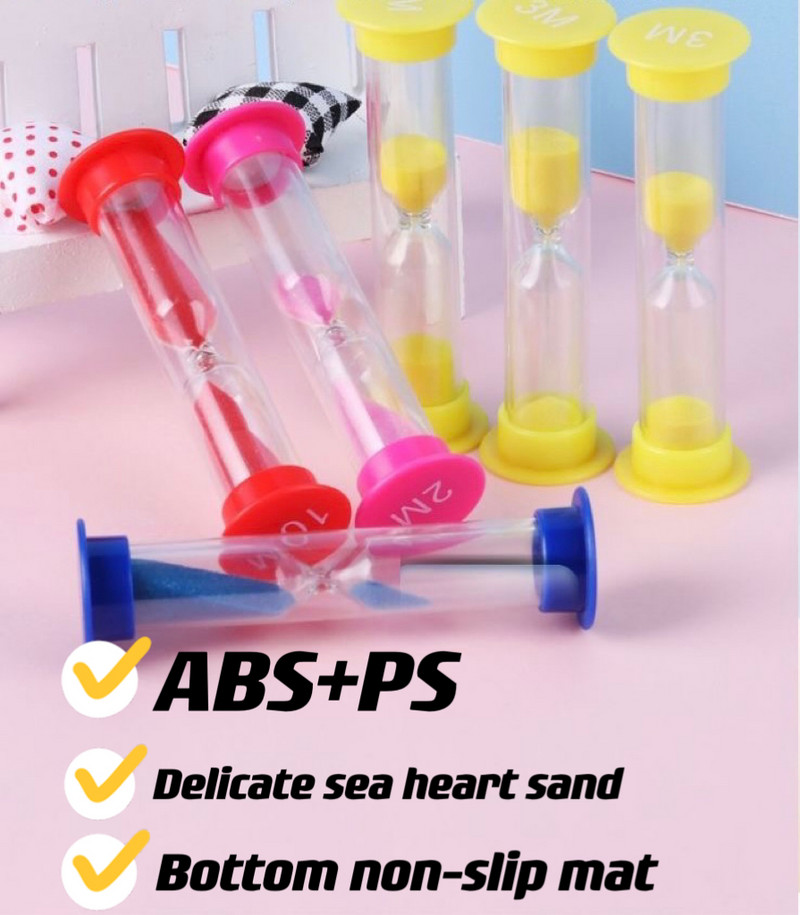 2/3/5/10 минути Цветен пясъчен часовник Пясъчен часовник Таймери Пясъчен таймер Таймер за душ Таймер за миене на зъби Детски домашни декори