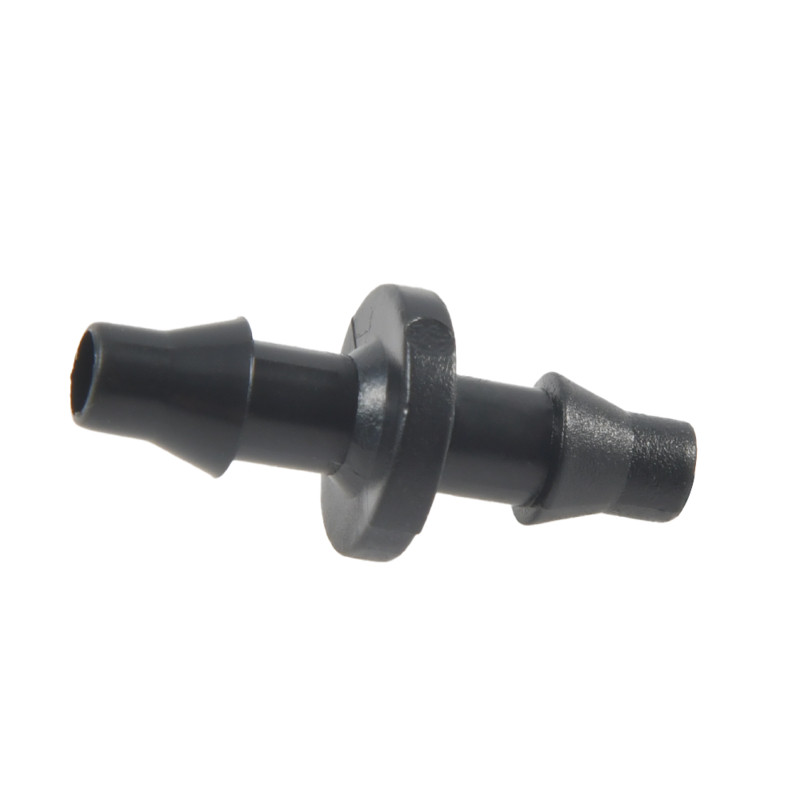 Двупосочен бодлив конектор 4/7 маркуч Двупосочен конектор за напояване за 4/7 мм маркуч за вода 50 бр. Фитинги за тръби за инструменти за напояване