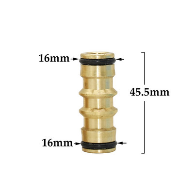 1/2`` 5/8" 3/4" 1`` месингов маркуч Бърз конектор Фитинг за спиране на водата Медна резба Кран Съединител Адаптер за градински пистолет за поливане
