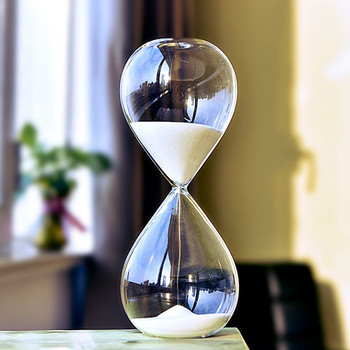 5-минутен таймер с пясъчен часовник Инструмент за управление на времето Творческа личност Орнаменти от стъкло с пясъчен часовник Подобряване на производителността Постигане