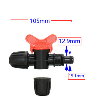 Капково напояване 4 мм/8 мм/10 мм/12 мм/14 мм/16 мм/19 мм маркуч Градински кран Клапан за напояване Използвайте маркуч за вода PE тръба
