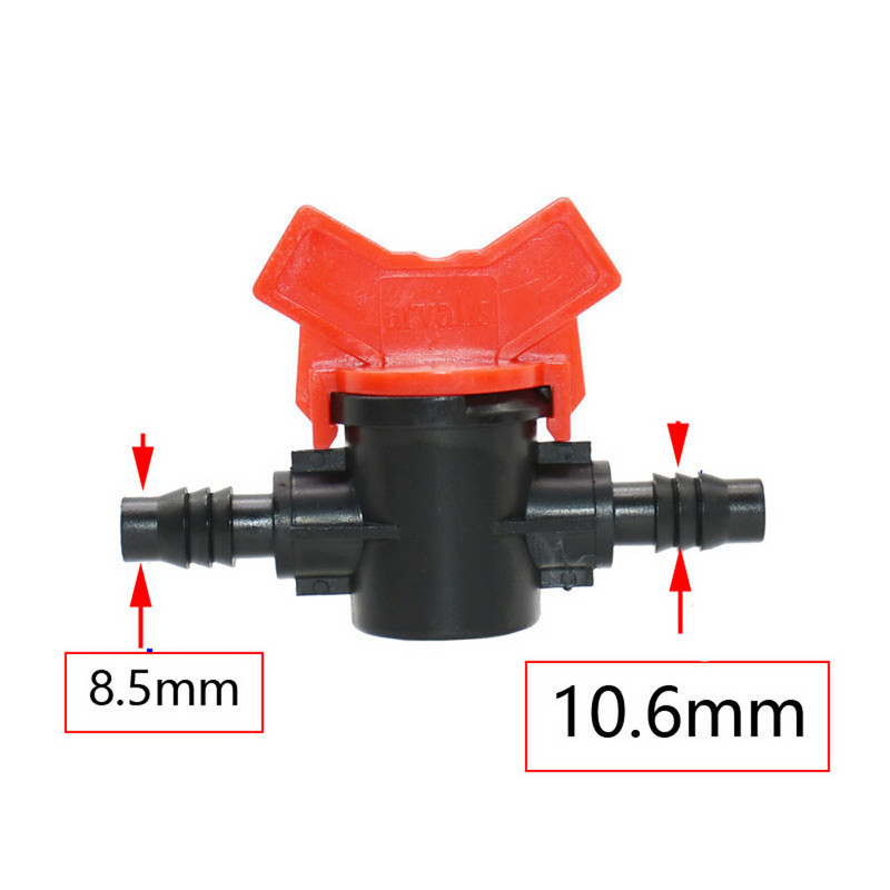 Tilkniisutus 4mm/8mm/10mm/12mm/14mm/16mm/19mm voolik Aiakraani niisutusklapp Kasutage veevoolikut Pe toru