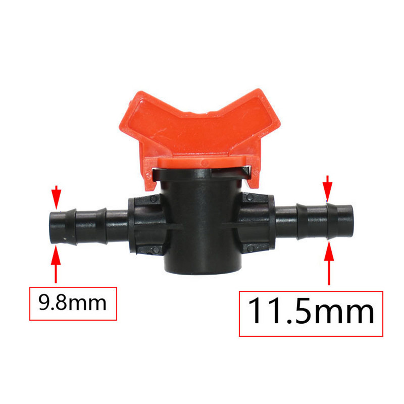 Tilkniisutus 4mm/8mm/10mm/12mm/14mm/16mm/19mm voolik Aiakraani niisutusklapp Kasutage veevoolikut Pe toru