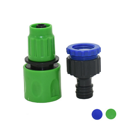 Бърз конектор 3/8" конектор за маркуч за воден пистолет за автомивка 1/2 3/4 женски Адаптер за маркуч за поливане на градината Градински инструменти 1 бр.
