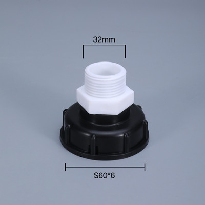 1000L IBC tote tartály leeresztő adapter 304 rozsdamentes acél kifolyó szerelvények csere otthoni kert öntözés kapcsoló szerszám