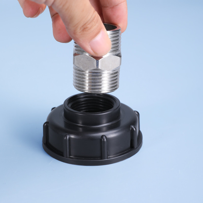 1000L IBC Tote Tank Адаптер за източване 304 неръждаема стомана Смяна на фитинги за напояване Домашна градина Превключвател за напояване