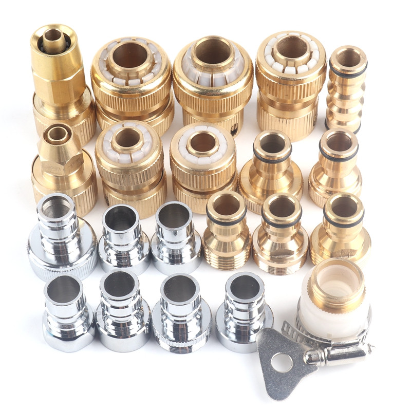 1бр Конектори за градински маркучи Градинско напояване Бърз конектор Адаптери за кранове Фитинги за ремонт на маркучи за тръби Адаптер за кран за вода