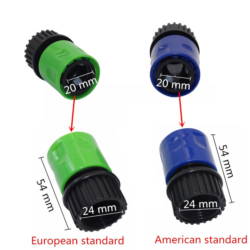 Бърз съединител с 3/4" външна резба Селскостопански бърз съединител Тръбен съединител Фитинги за градинско напояване 1 бр.
