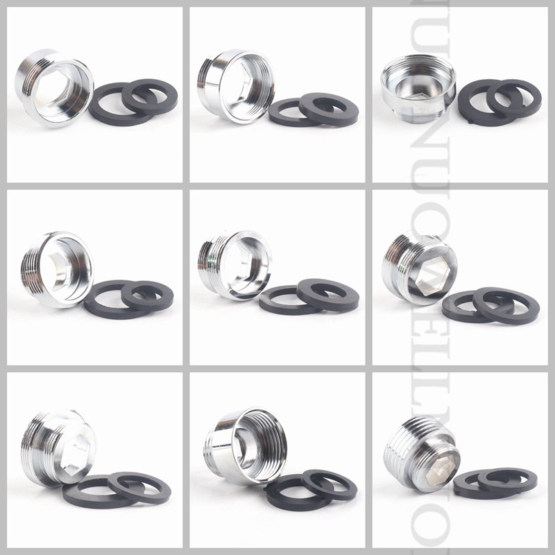 Конектор с резба от неръждаема стомана M22 до M19 Градина Домакински кухненски кран Съединения Адаптер за кран за вода Аксесоар за пречиствател на вода